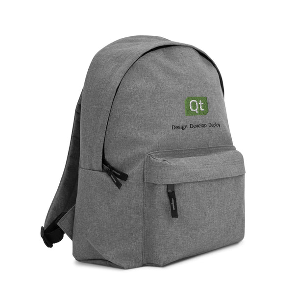 Qt Embroidered Backpack